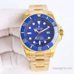 Clean Factory Rolex Deep Sea-Dweller Yellow Gold-Blue Watch ETA2836 44mm